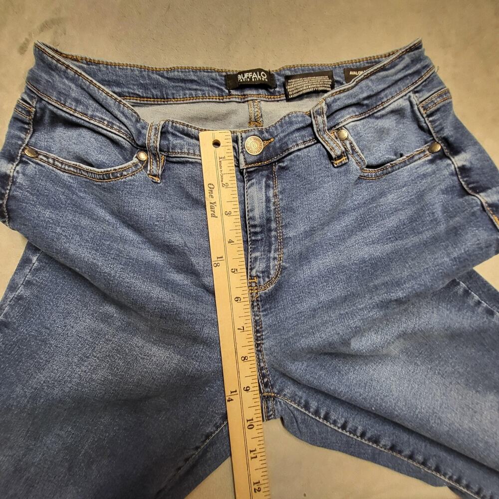 Buffalo David Bitton Jeans Womens 8 Blue Avalon Mid Rise Ankle Skinny Stretch - Picture 8 of 12